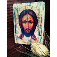 Ръчно изработена икона "Исус"