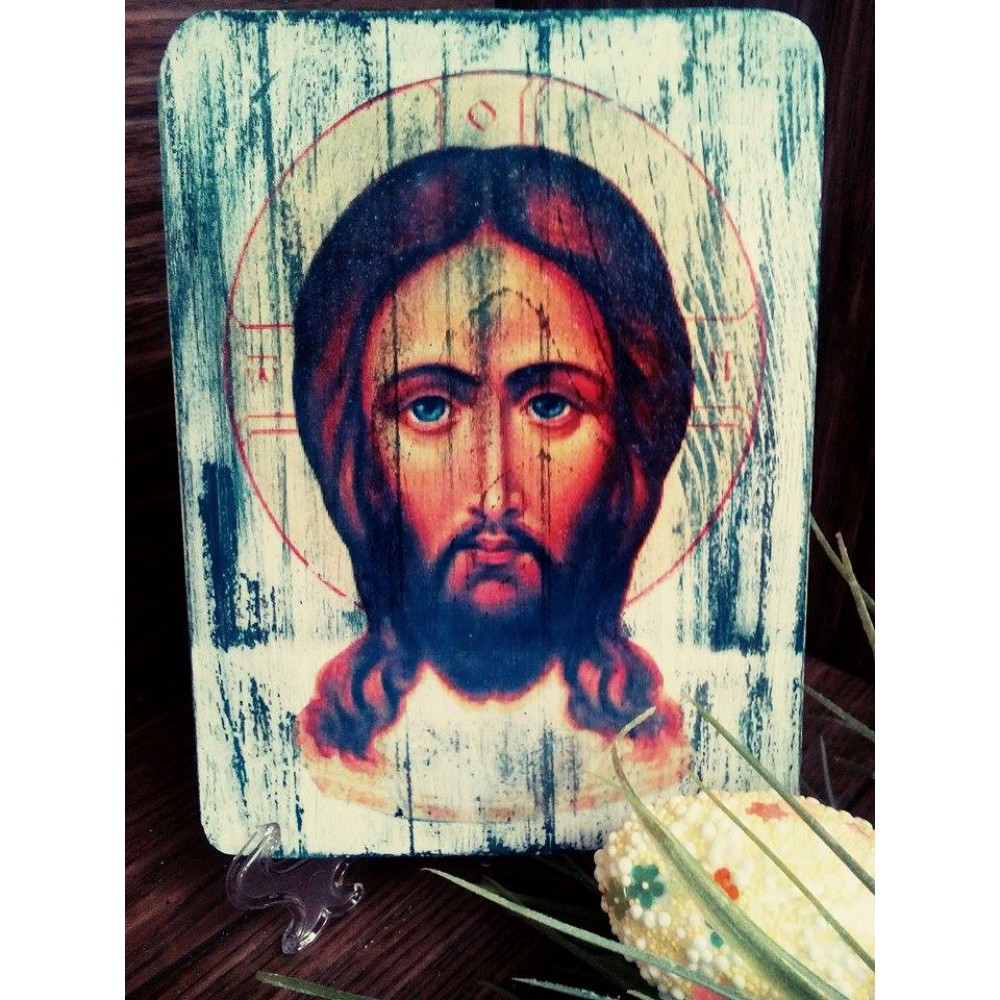 Ръчно изработена икона "Исус"