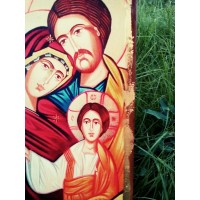 Ръчно изработена икона "Свето семейство 2 " Ръчно изработена икона "Свето семейство 2 "